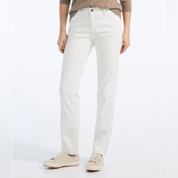 Vintage L.L Bean 1912 Straight Leg Jeans Size 12 Tall Khaki Tan - Picture 16 of 16